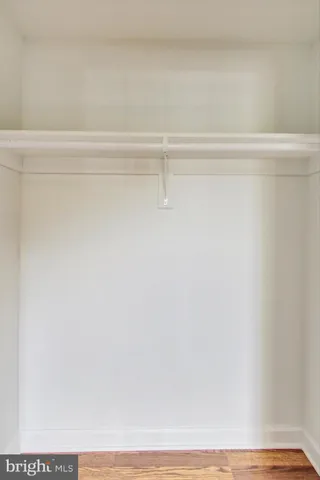 a close up view of racks on the wall