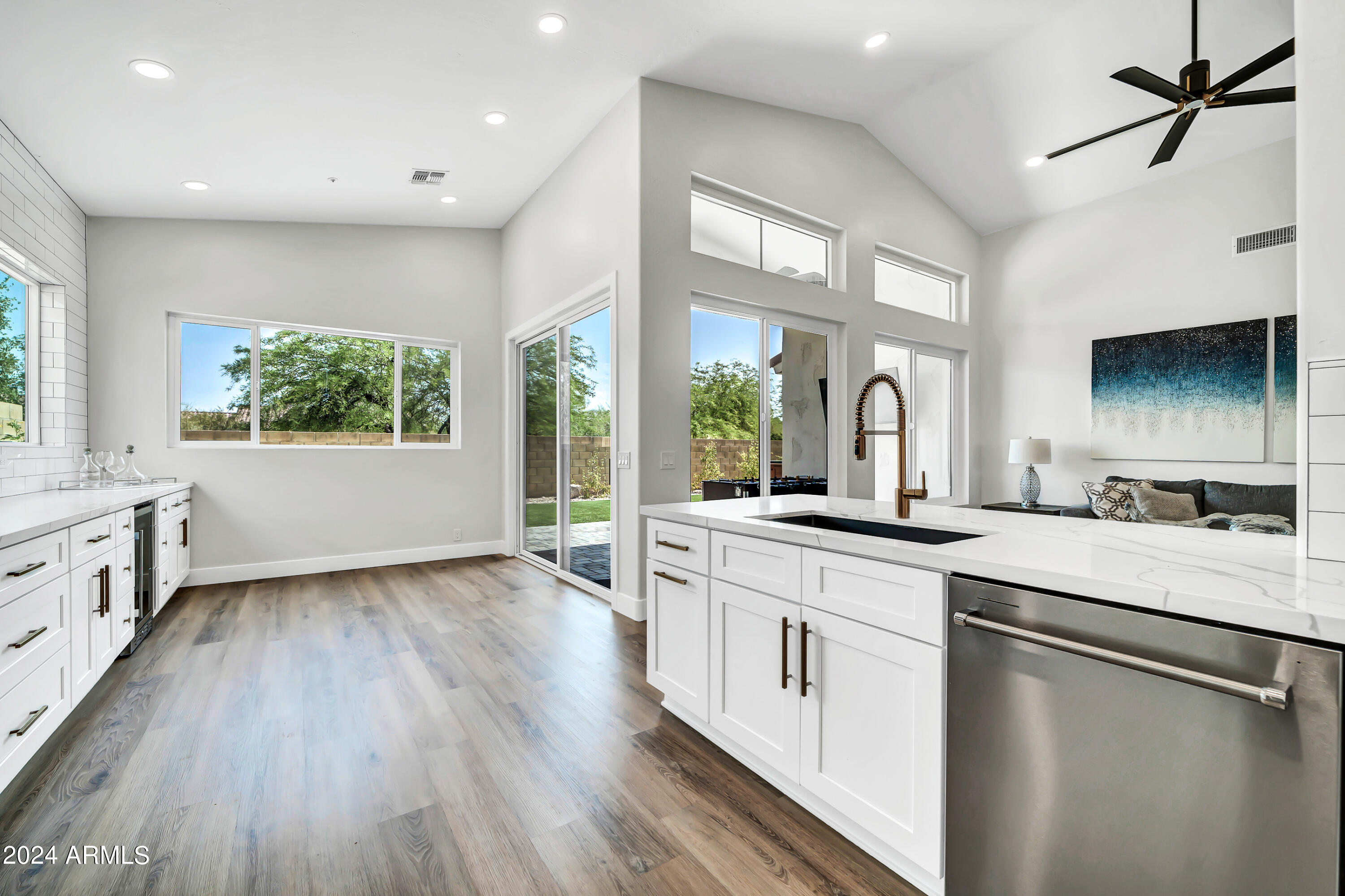 9863 East Redfield Road Scottsdale, AZ 85260 - Photo 5 of 35 Kitchen Back View