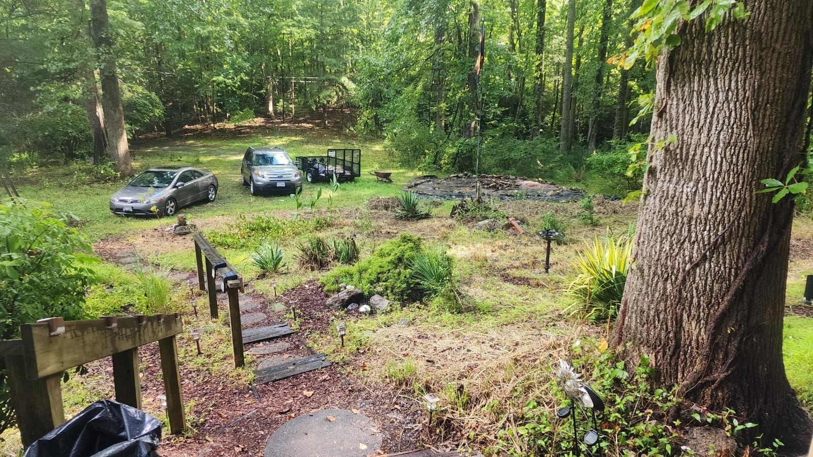 9737 Pine Forest Road Northeast Copper Hill, VA 24079 - Photo 3 of 41 a backyard of a house with lots of green space