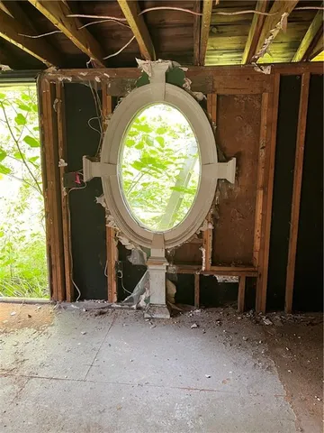 a close view of bathroom