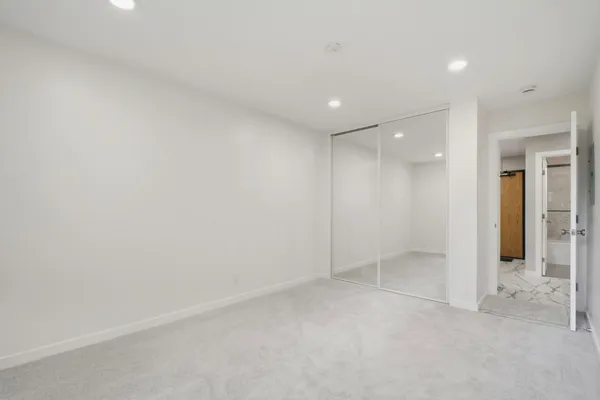 a view of an empty room