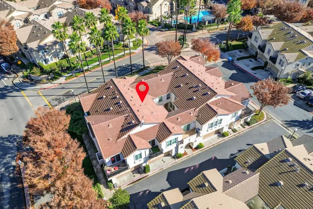 a view of a city and an ocean view