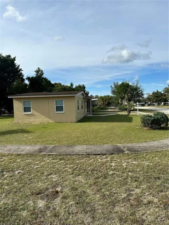 a view of an ocean from a yard