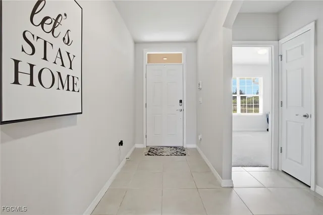 a view of an entrance door of the house