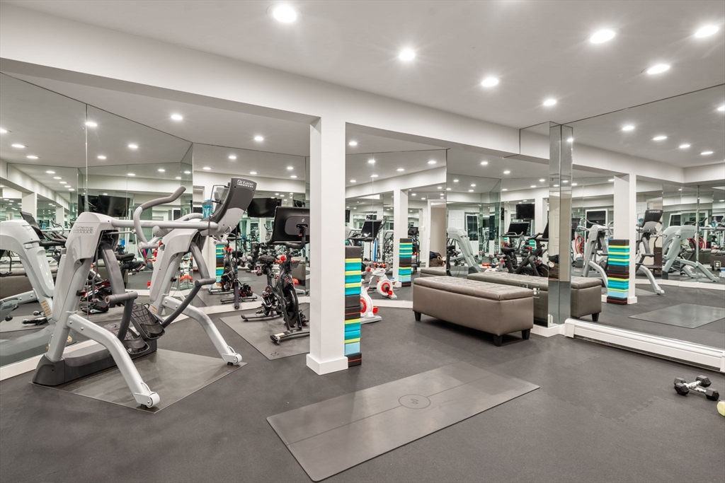 55 Radcliffe Road Weston, MA 02493 - Photo 29 of 38 a view of a room with gym equipment