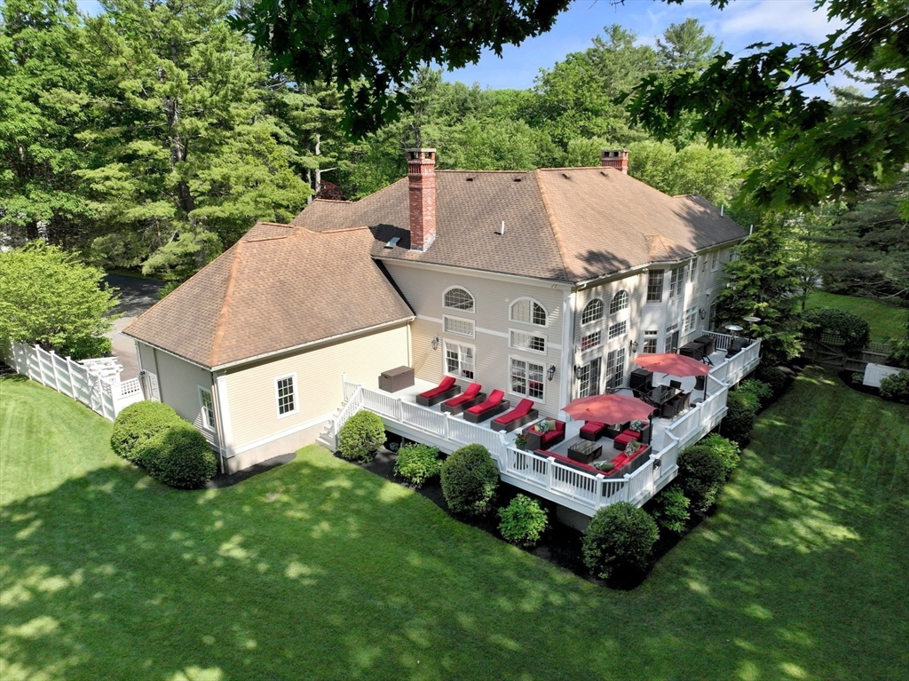 55 Radcliffe Road Weston, MA 02493 - Photo 33 of 38 an aerial view of a house