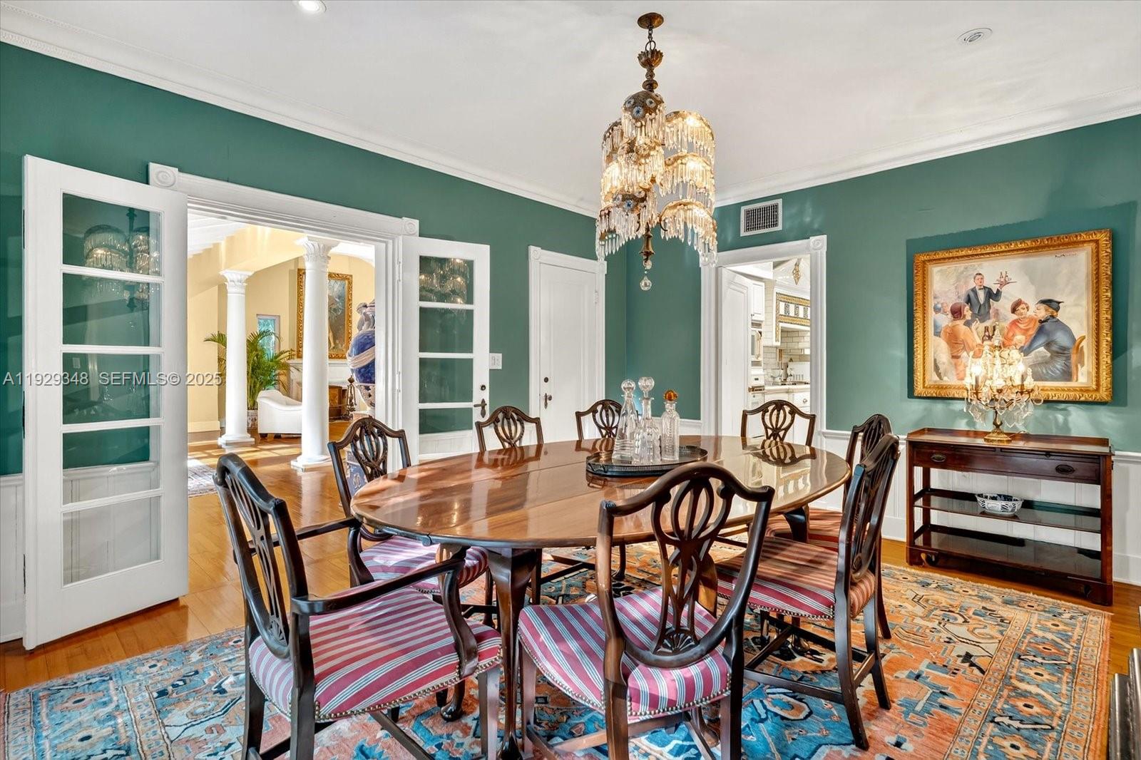 4190 Ingraham Highway Miami, FL 33133 - Photo 7 of 26 a view of a dining room with furniture window and wooden floor