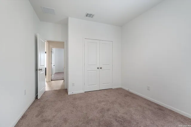 wooden floor and cabinet in a room