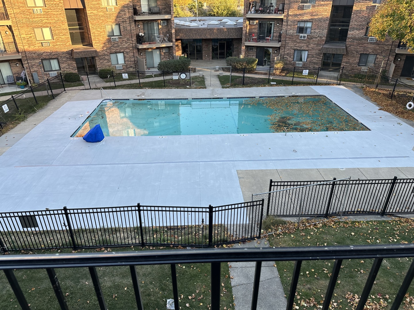 3609 Central Road, Unit 302 Glenview, IL 60025 - Photo 15 of 15 a view of balcony with wooden floor