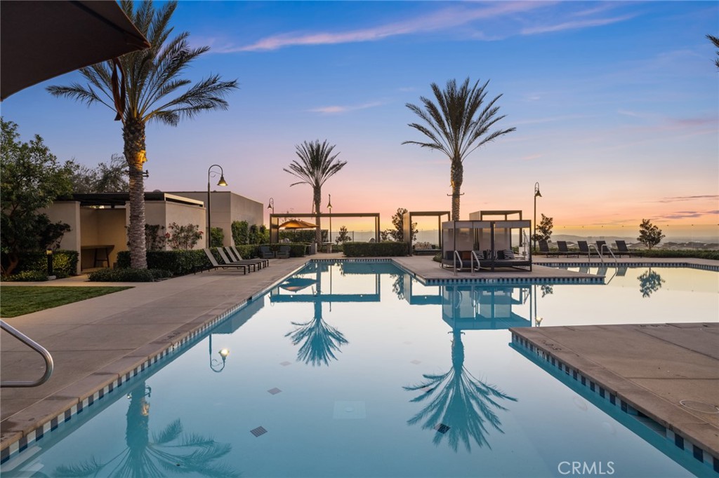 526 Serrano Summit Drive Lake Forest, CA 92630 - Photo 53 of 59 a view of a swimming pool with outdoor seating