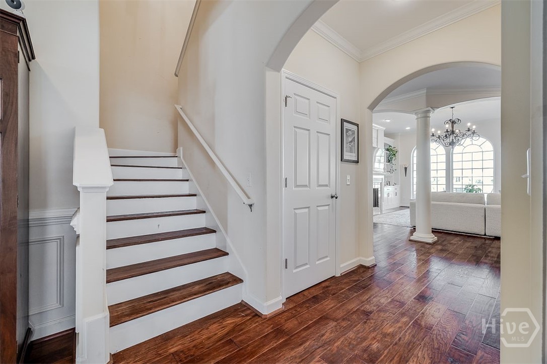 663 Wyndham Way Pooler, GA 31322 - Photo 14 of 66 Beautiful archway leading upstairs