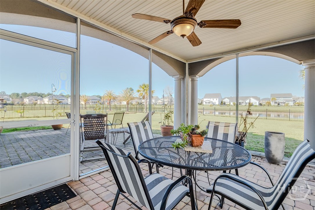 663 Wyndham Way Pooler, GA 31322 - Photo 53 of 66 Screened in patio to the backyard