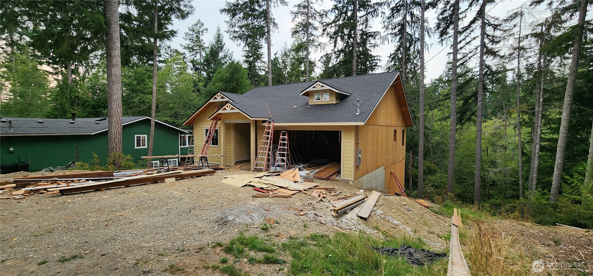 821 East Olde Lyme Road Shelton, WA 98584 - Photo 3 of 33 a view of a house with backyard