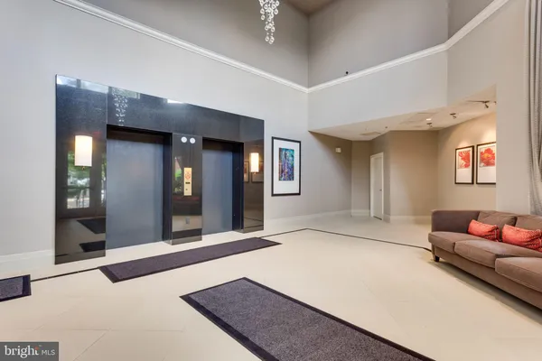 a building with trees in front of it