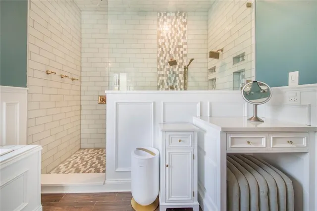 a view of a golf course with a swimming pool