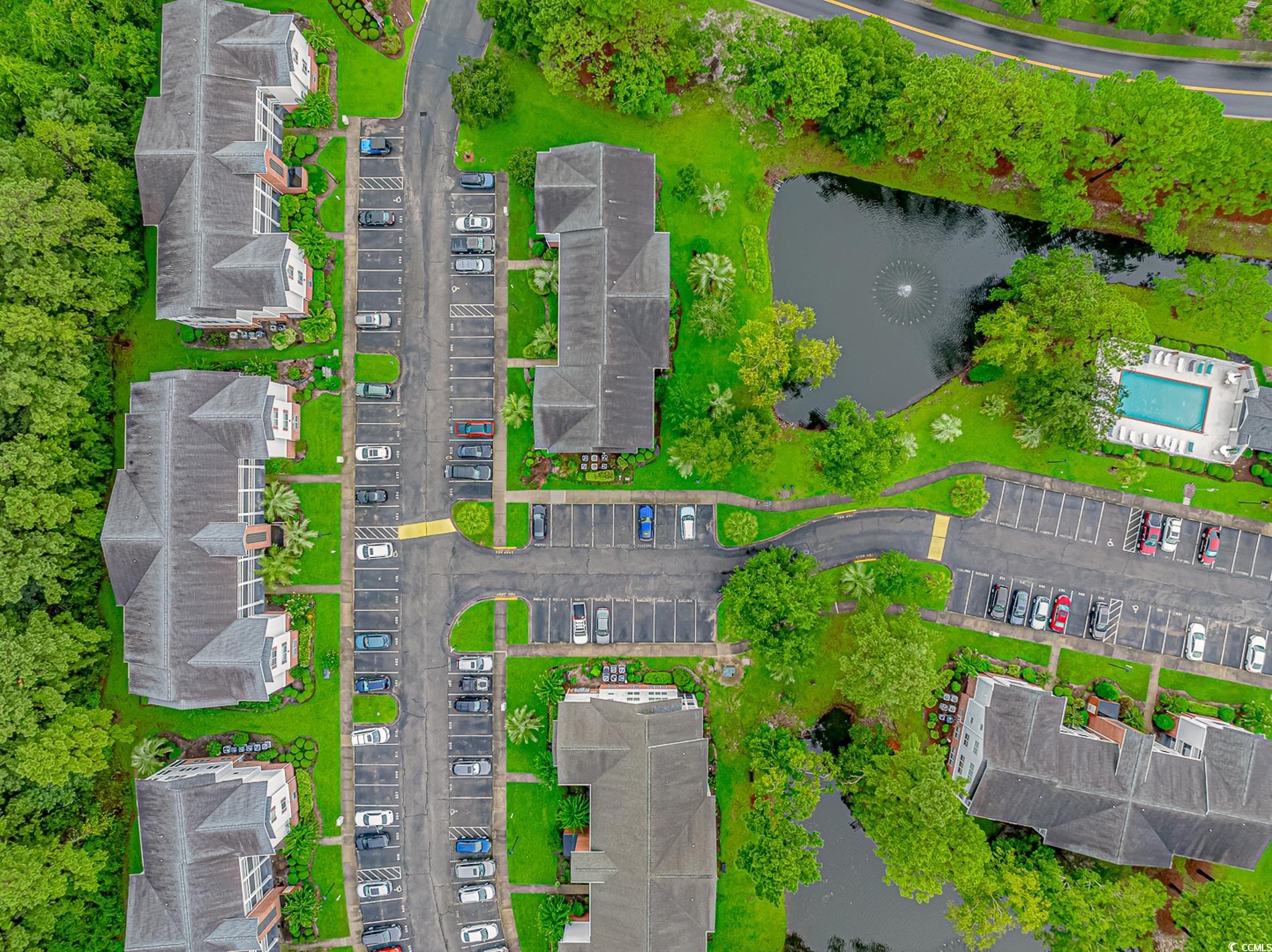 4814 Innisbrook Court, Unit 407 Myrtle Beach, SC 29579 - Photo 28 of 31 Aerial view of property's location featuring a large body of water