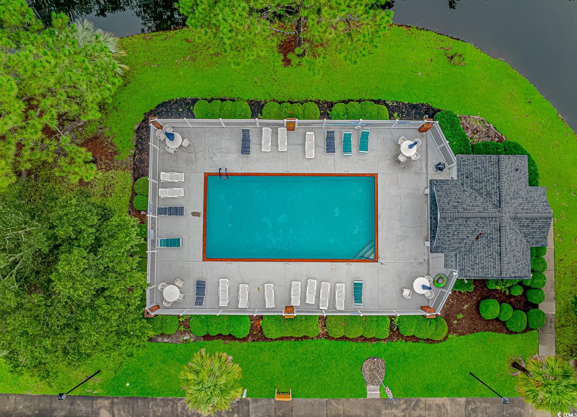 4814 Innisbrook Court, Unit 407 Myrtle Beach, SC 29579 - Photo 29 of 31 Aerial view of a pool