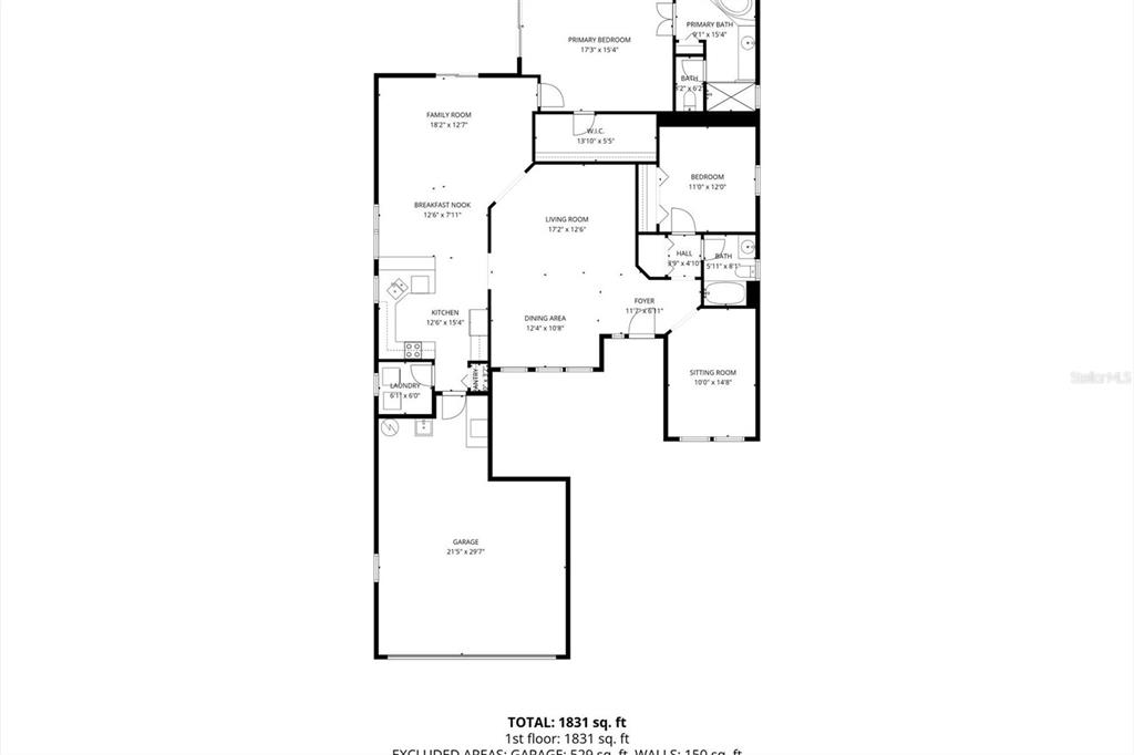 17031 Southeast 115th Terrace Road Summerfield, FL 34491 - Photo 42 of 54 a picture of a floor plan