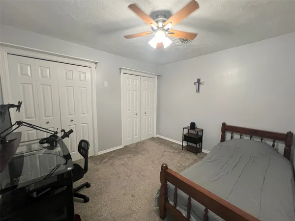 a room with gym equipment