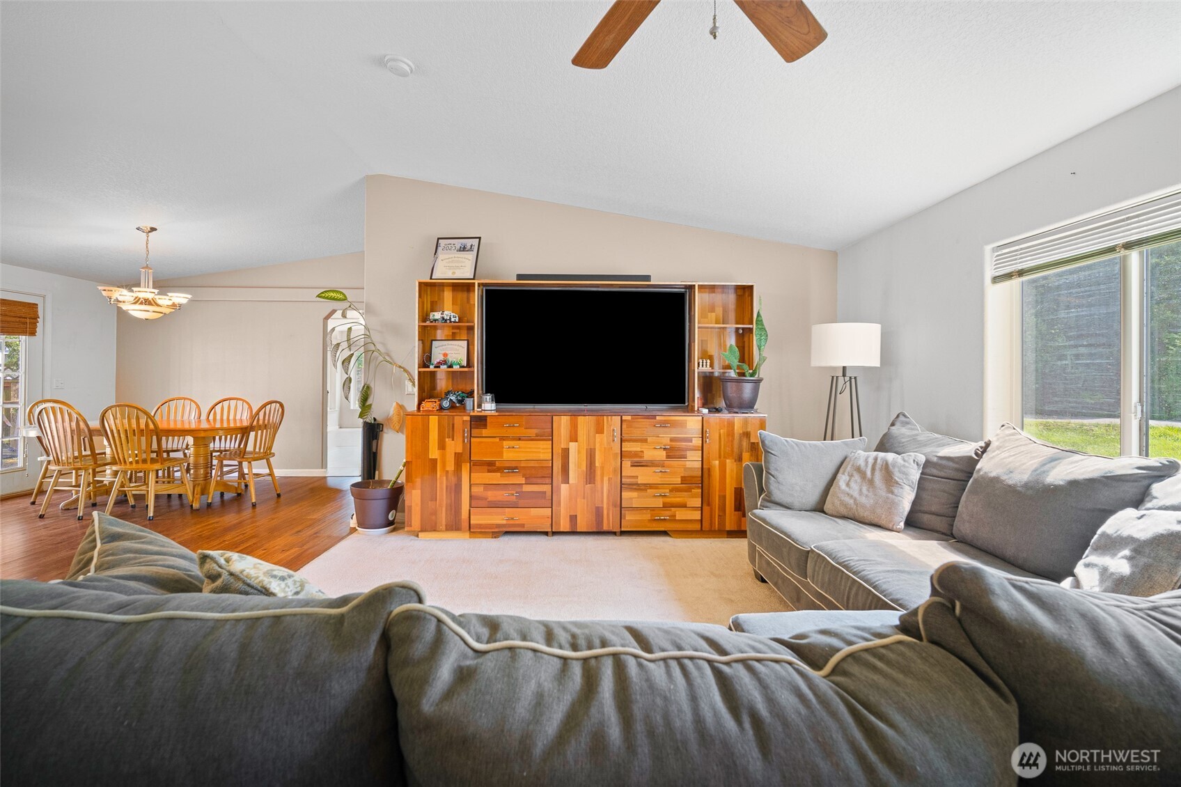 4230 Cody Road Blaine, WA 98230 - Photo 7 of 38 a living room with furniture and a flat screen tv