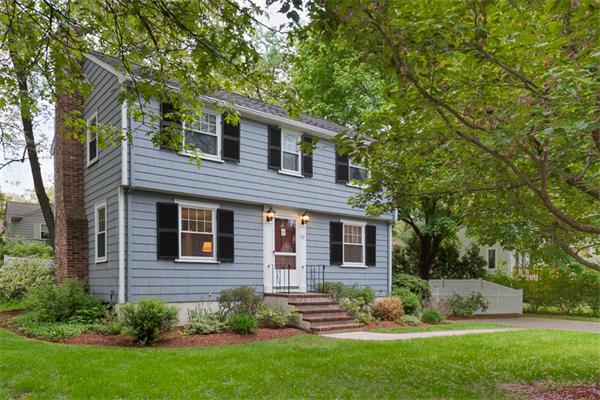 52 Paul Revere Road Lexington, MA 02421 - Photo 1 of 20 a front view of house with yard and green space