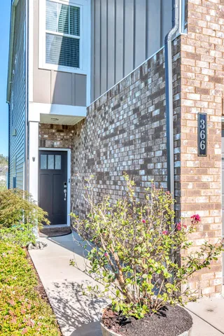 a building view with a outdoor space