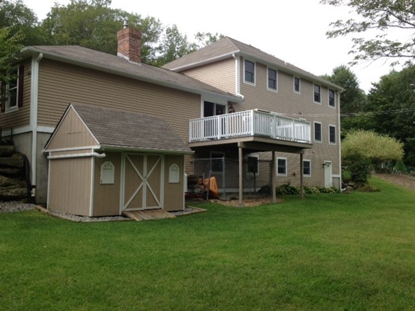 160 State Road Phillipston, MA 01331 - Photo 2 of 30 a view of a house with a yard potted plants and a table
