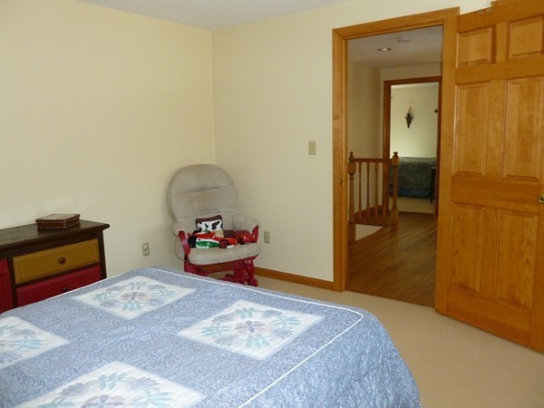 160 State Road Phillipston, MA 01331 - Photo 24 of 30 a bedroom with a bed and wooden floor