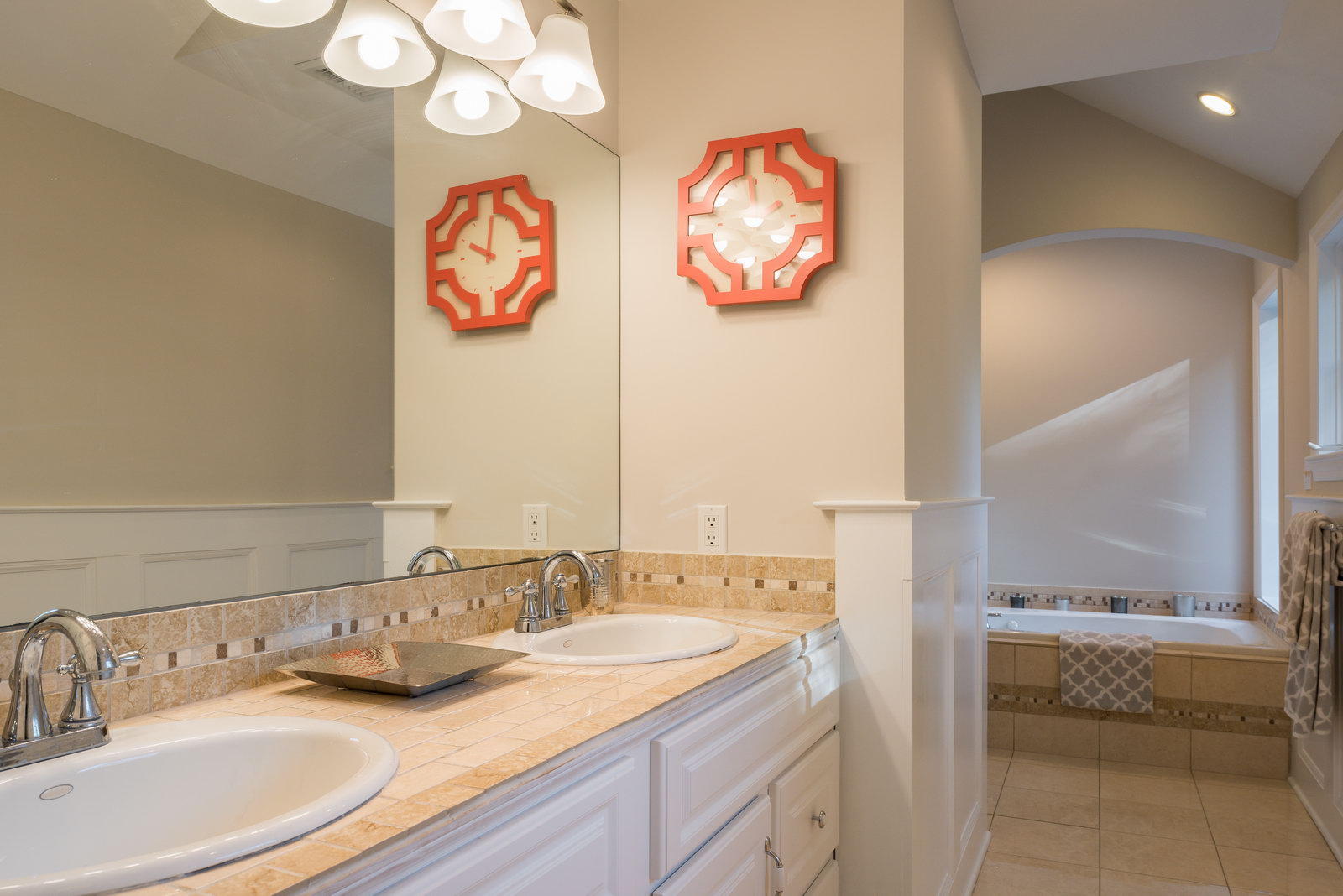 19 Birch Road Darien, CT 06820 - Photo 14 of 21 a bathroom with a sink and a mirror