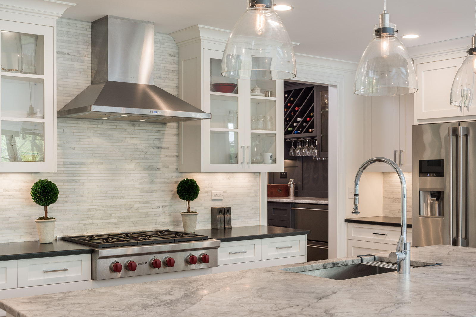 19 Birch Road Darien, CT 06820 - Photo 6 of 21 a kitchen with stainless steel appliances granite countertop a stove and a refrigerator