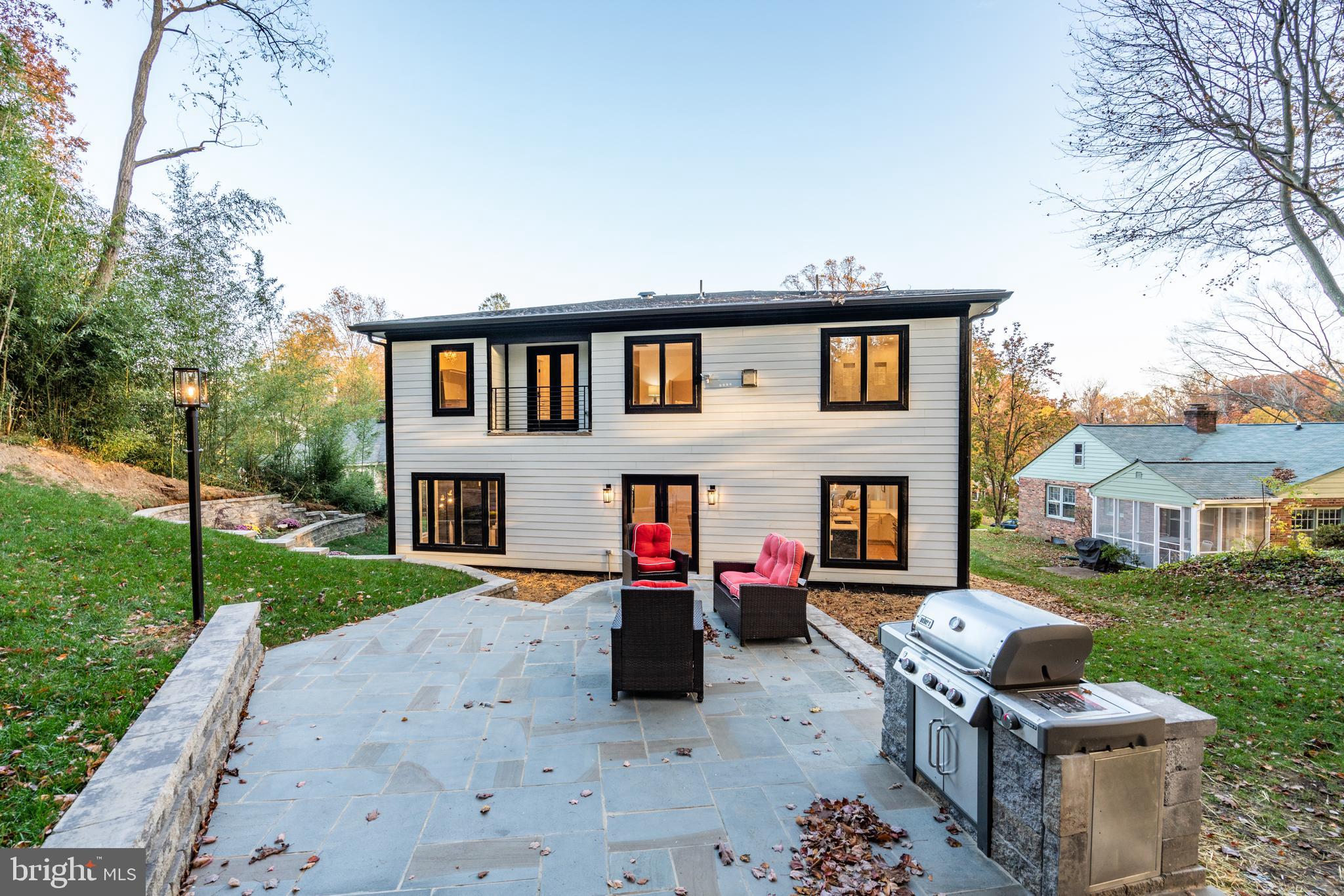 1412 Ruffner Road Alexandria, VA 22302 - Photo 50 of 50 Rear elevation (backyard)