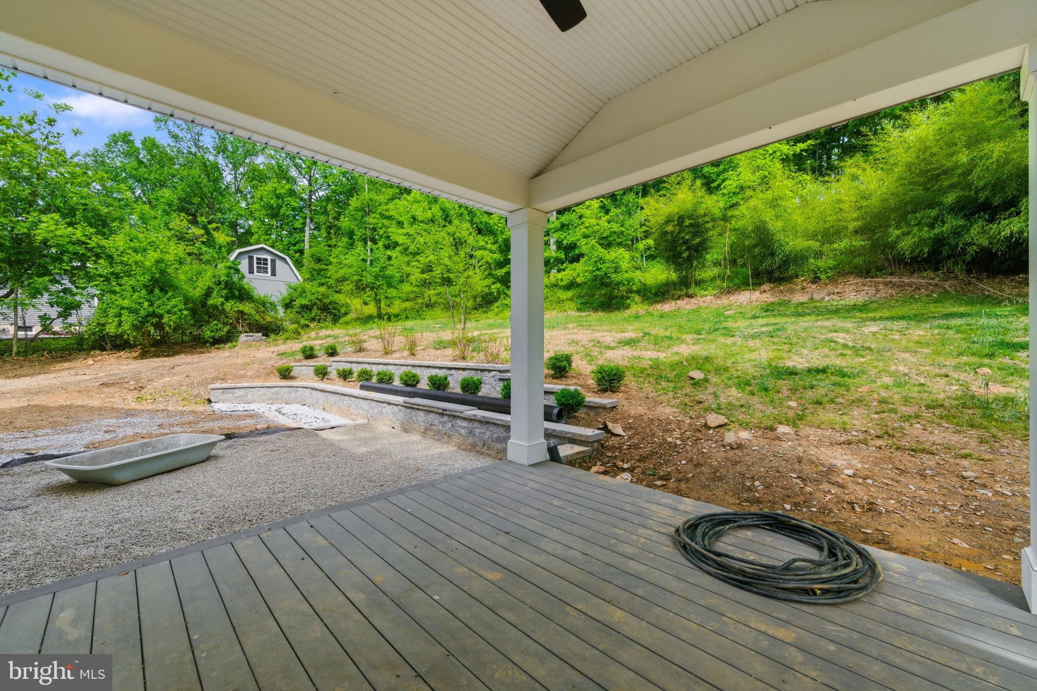 77 Spring Road Malvern, PA 19355 - Photo 79 of 97 Backyard with Covered Deck