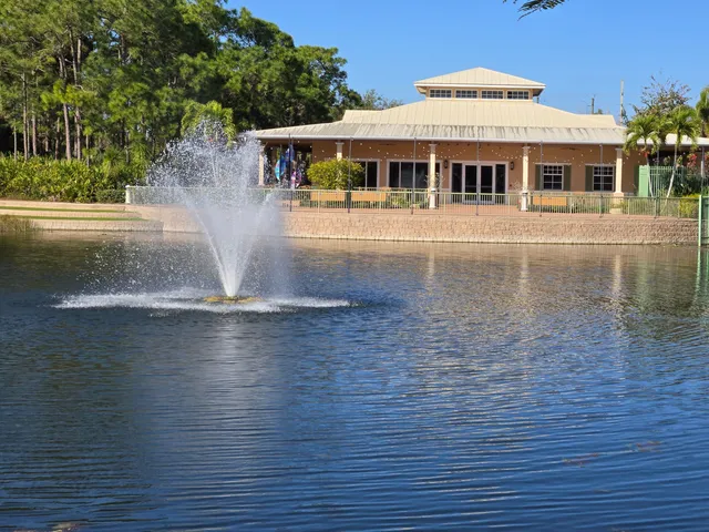 a view of a building with a ocean view
