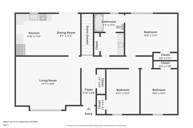 $180,000 | 20408 East 15 Terrace North, Independence, MO 64056