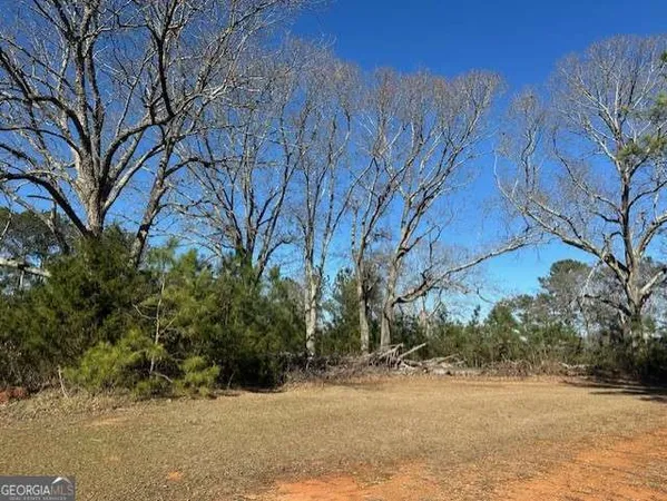 a view of a yard covered with snow in front of house