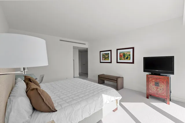 a view of a chairs and table in a room