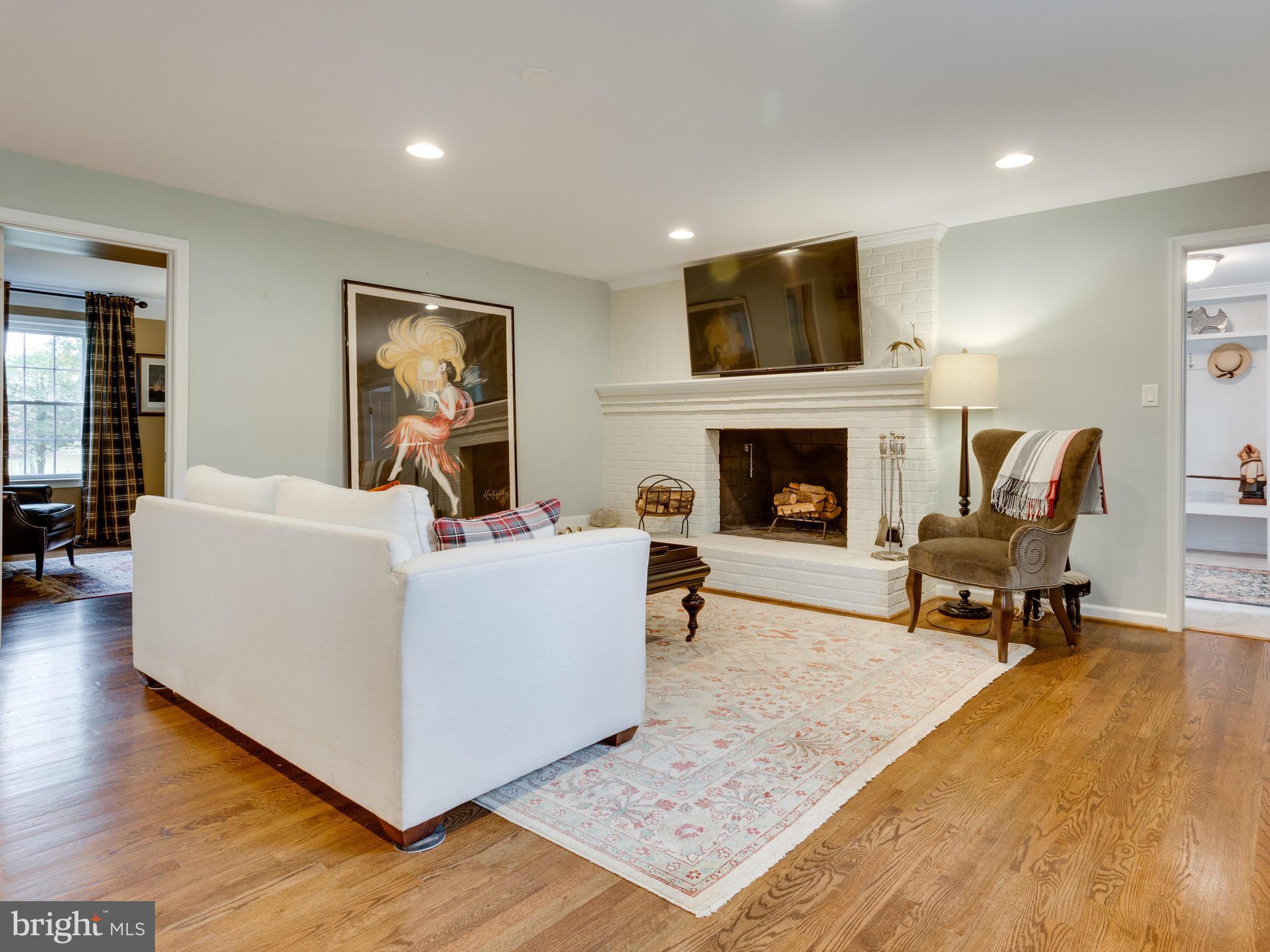 11727 Chapel Road Clifton, VA 20124 - Photo 14 of 30 Family room with cozy fireplace