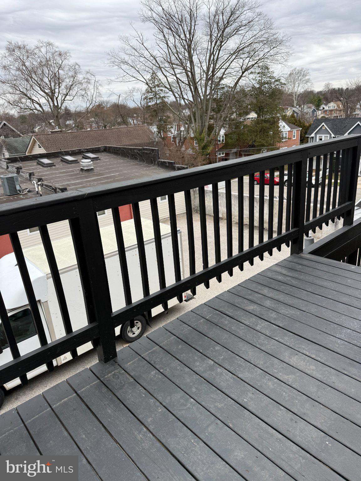 2740 East County Line Road Ardmore, PA 19003 - Photo 2 of 12 Scenic balcony view over rooftops.