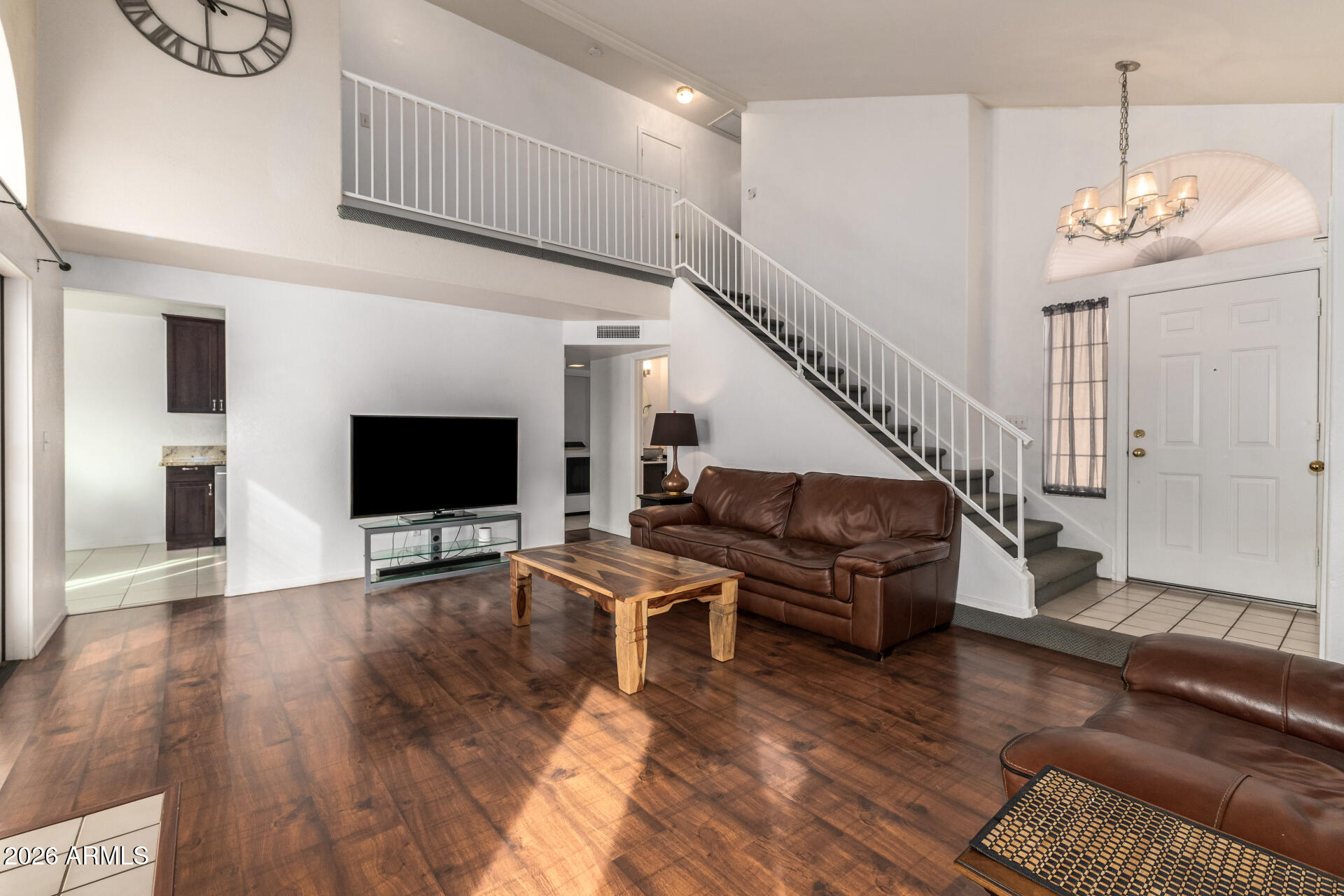 4313 East Desert Trumpet Road Phoenix, AZ 85044 - Photo 10 of 75 Living Room w/tons of light & Fireplace!