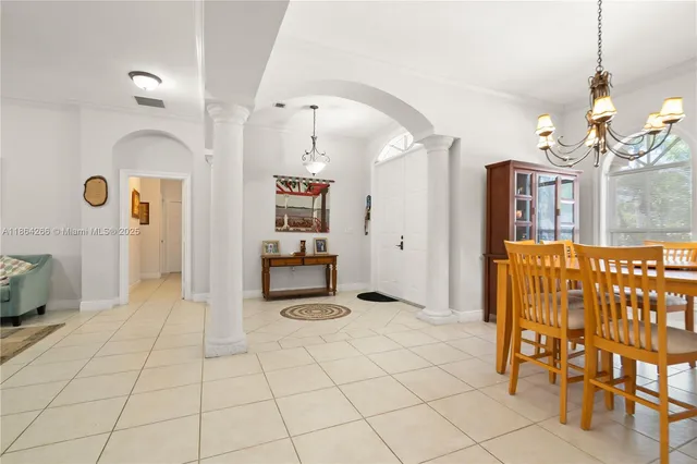 a view of a livingroom with furniture