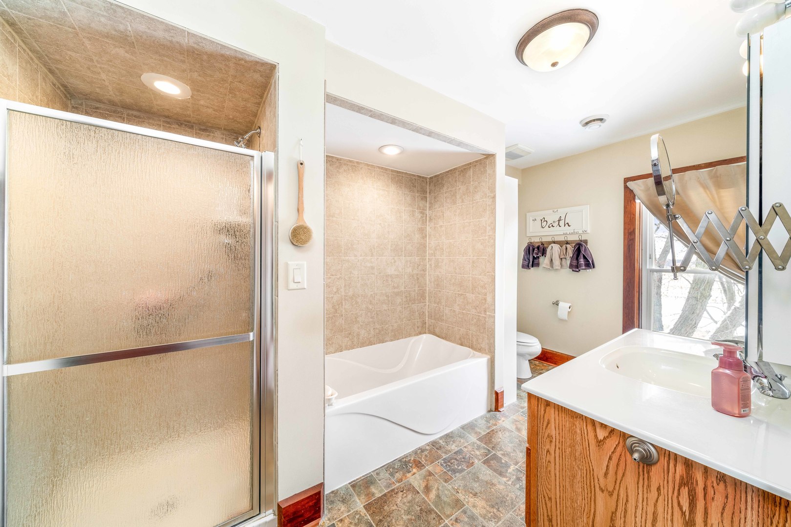 3478 Chicago Road Paw Paw, IL 61353 - Photo 23 of 49 a bathroom with a sink and a shower