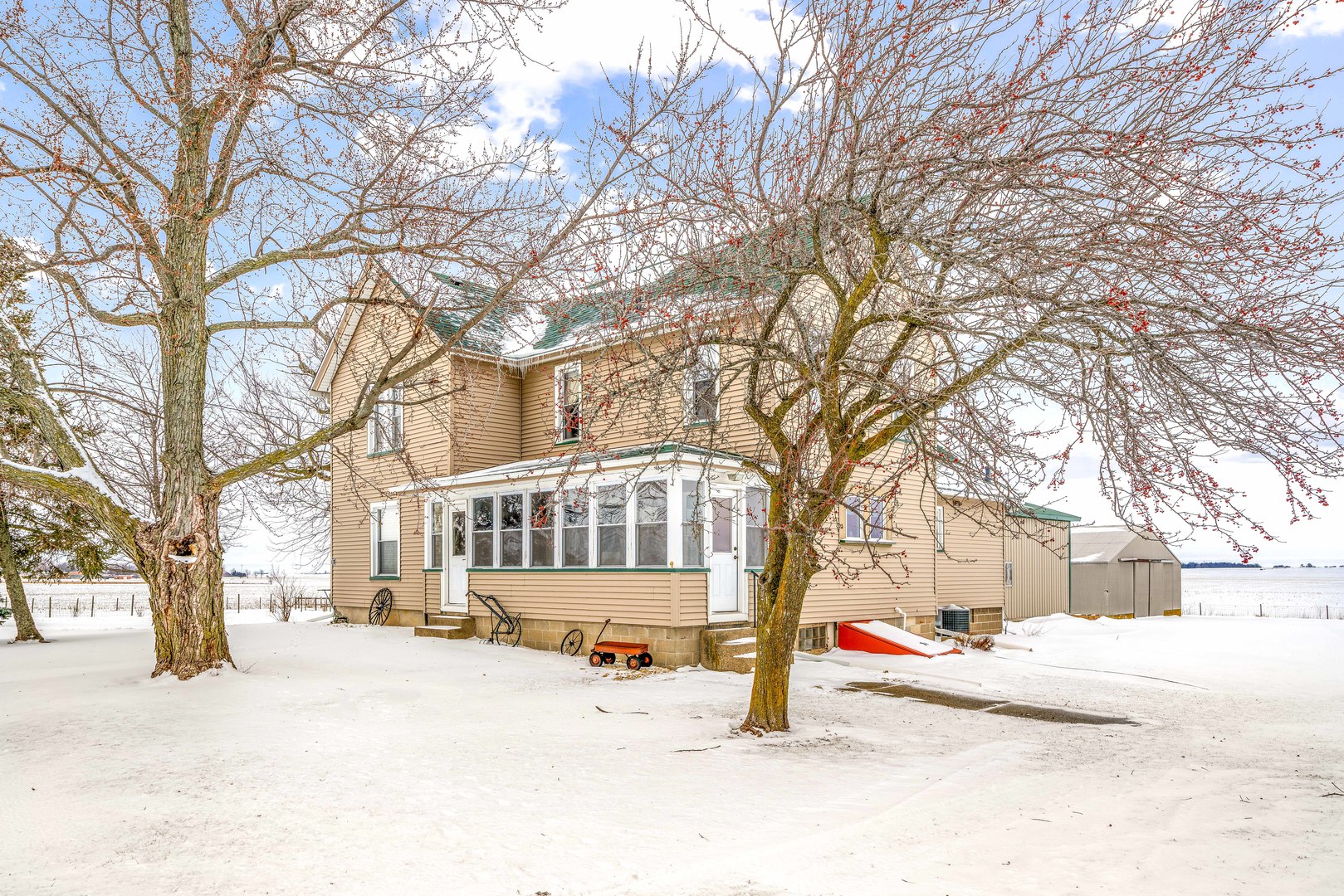 3478 Chicago Road Paw Paw, IL 61353 - Photo 41 of 49 a street view with large trees
