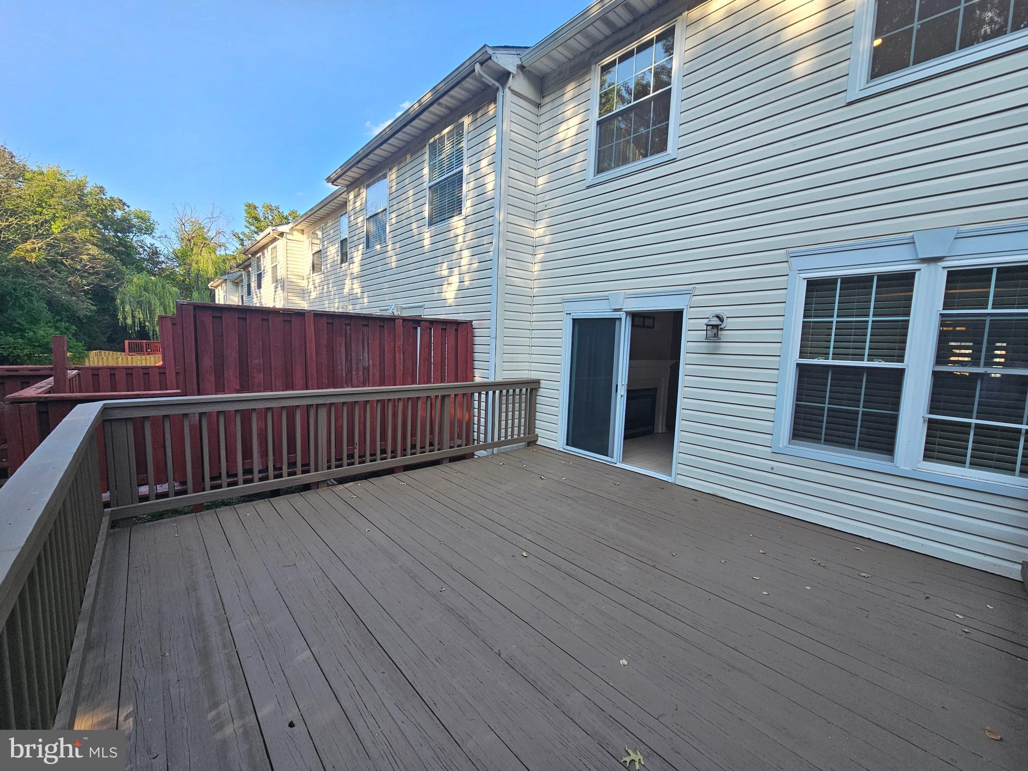 9044 Constant Course Columbia, MD 21046 - Photo 16 of 49 Rear Deck off the Kitchen
