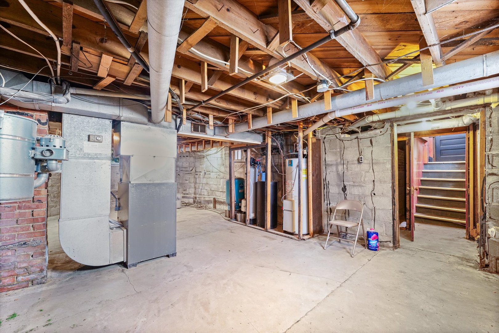 7961 North 3000 E Road Forrest, IL 61741 - Photo 45 of 66 a view of under construction room and staircase