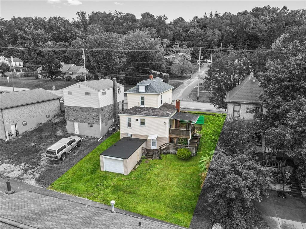 620 Virginia Avenue Rochester, PA 15074 - Photo 2 of 36 an aerial view of a house with a garden