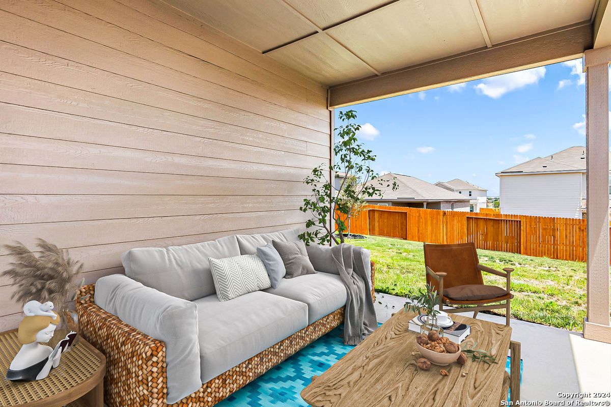 9219 Bennett Forest Converse, TX 78109 - Photo 20 of 23 a roof deck with couches and potted plants