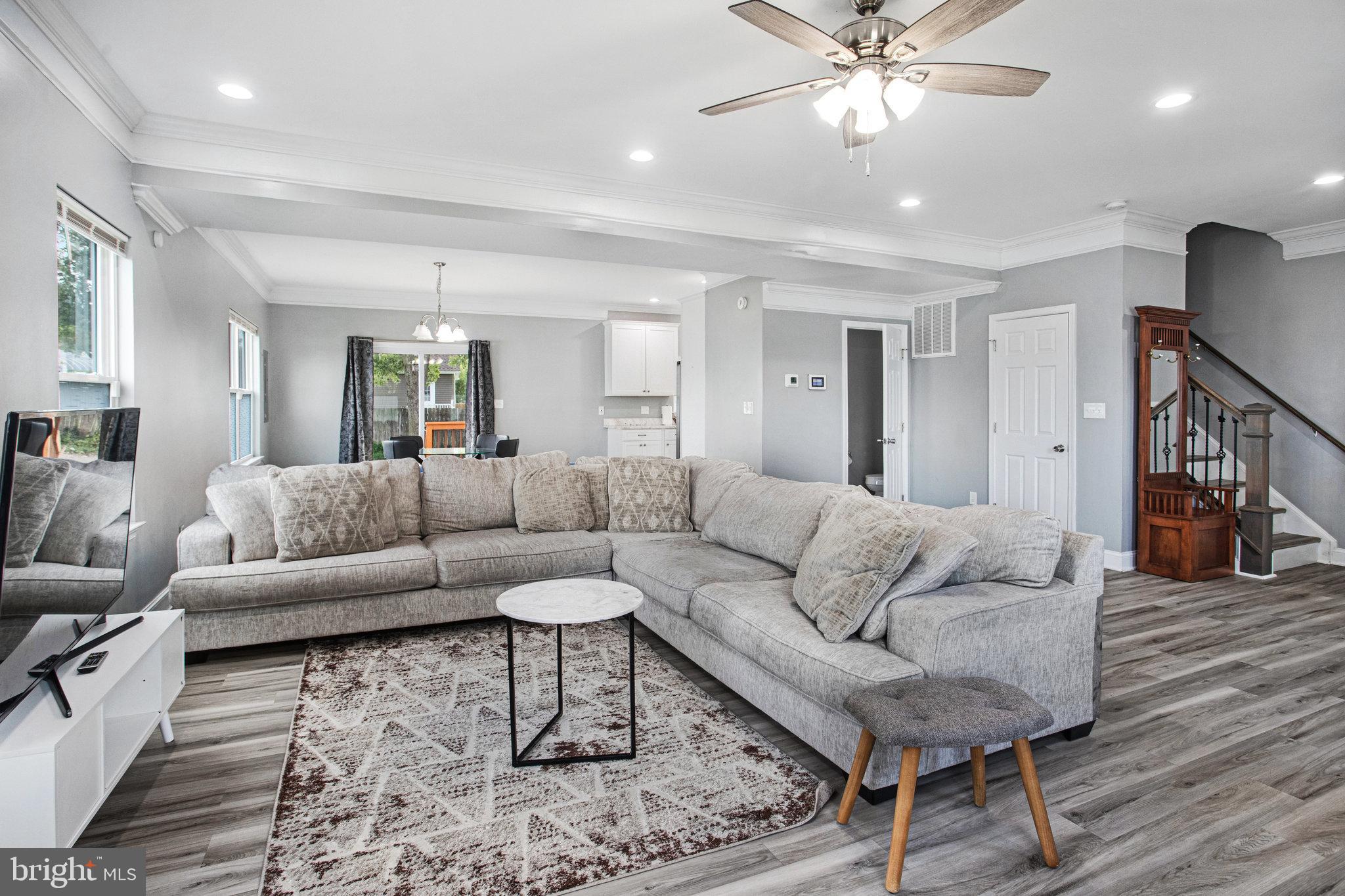 2452 24th Street Fredericksburg, VA 22408 - Photo 5 of 30 a living room with furniture and a wooden floor