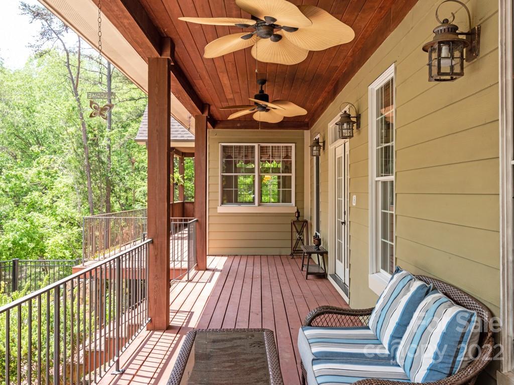 2367 Vineyard Road Fort Mill, SC 29708 - Photo 32 of 39 a view of a balcony with wooden floor