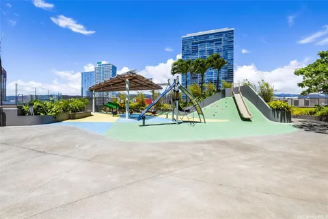 a park with kid zone