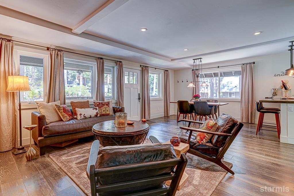 742 Kiowa Drive South Lake Tahoe, CA 96150 - Photo 10 of 26 a living room with furniture and a large window